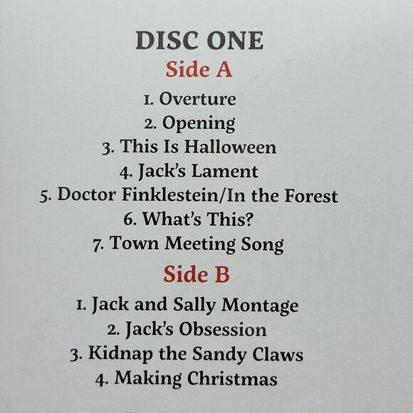 VINYL Tim Burton's Nightmare Before Christmas by Danny Elfman 2 LT. ED. LP NEW - Picture 7 of 8